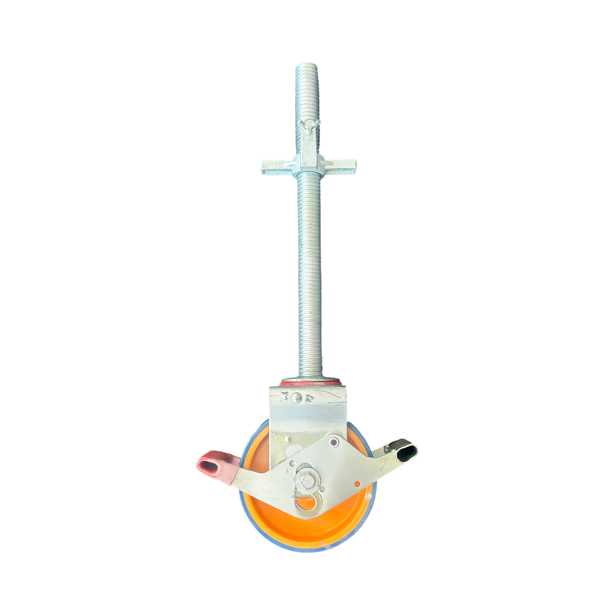 8" Caster Wheel Adjustable Height Double Braked for Scaffolding